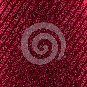 Red pattern. Abstract crimson background. Maroon vector illustration. Scarlet glitter stripes. Dark red foil texture. Luxury patte