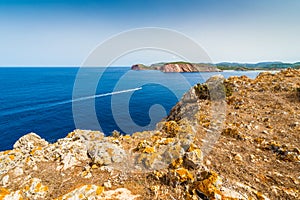 Red Peak and Iron Cape in Minorca, Spain photo