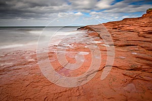 Red PEI Shore as hurricane approaches