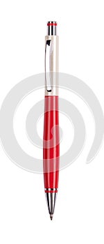 Red pen isolated on white
