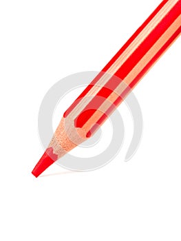 Red pencil close-up