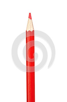 Red pencil vertically