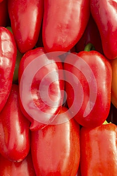 Red pepper on the market