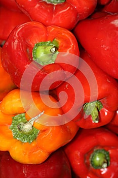 Red peppers