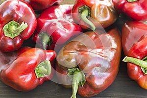 Red Peppers Closeup