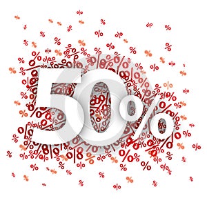 50 Red Percents