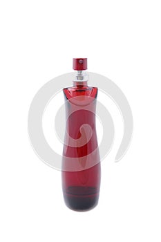 Red perfume bottle