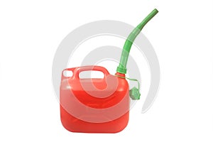 Red petrol can