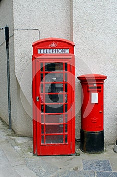 Red Phone Booth and Letterbox