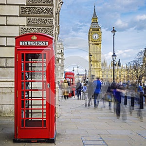 Red phone box