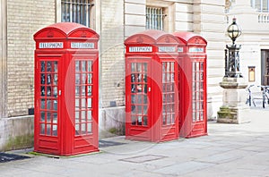 Red phone box