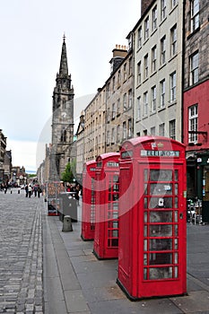 Red phone box