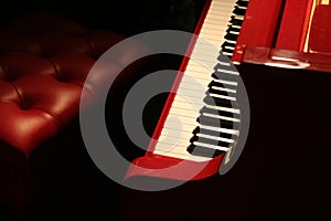 Red piano