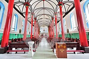 The red pillars of the Catholic Church in China photo