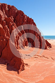 Red Pindan Cliffs at James Price Point, Kimberley, Western Australia