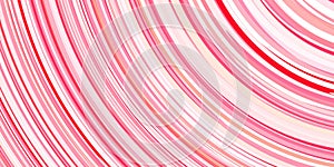 Red pink colored curves background. Color arc bow surface. Amazing multicolor arch backdrop. Awesome colorful rounding pattern.