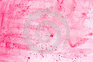 red and pink painted watercolor background texture