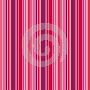 Red & pink retro variable vertical stripes seamless pattern