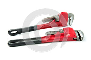 Red pipe wrench
