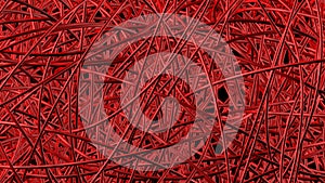 Red pipes make dense abstract network