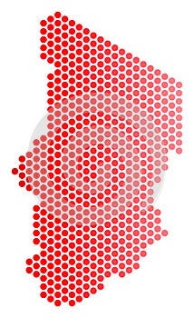 Red Dot Chad Map