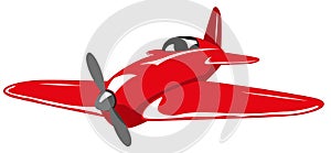 Red plane