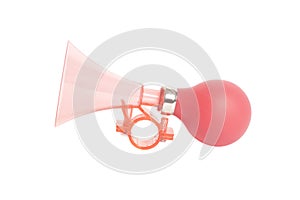 Red plastic air horn