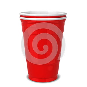 Red plastic cup