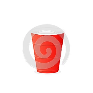 Red plastic cup sticker