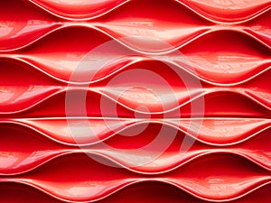 Red plastic texture and background