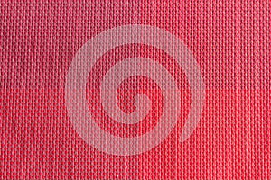 red plastic woven fabric samples, texture background