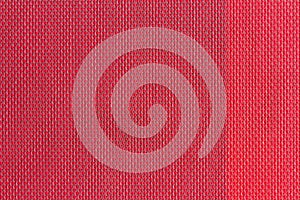 red plastic woven fabric samples, texture background