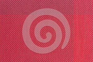red plastic woven fabric samples, texture background
