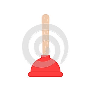 Red plunger icon