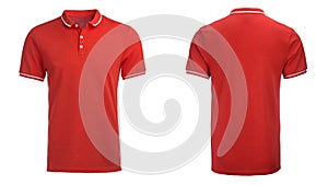 Red Polo shirt, clothes