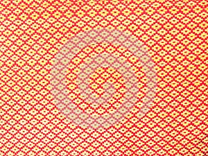 Red polyester fabric texture