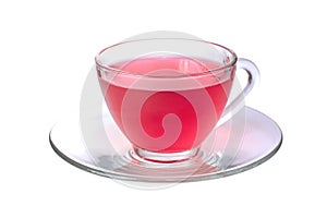 Red Pomegarnate juice tea