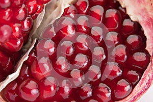 Red pomegranate fruit