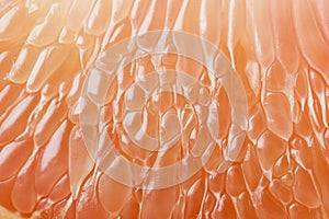 Red Pomelo Fruit Peeled Texture