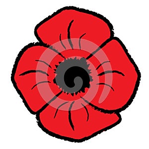 Red Poppy Clipart