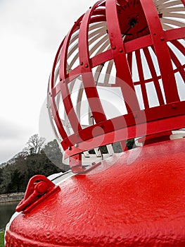 Red, Port Navigation marker buoy