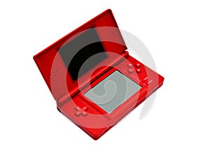 Red portable video-game