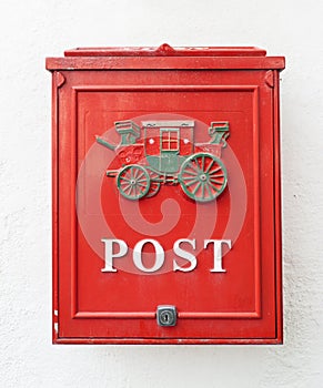 Red postbox