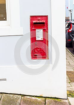 Red postbox