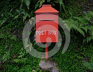 Red postbox
