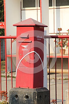 Red postbox