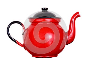 Red pot of tea