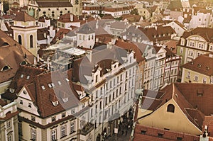 Red Prague roofs