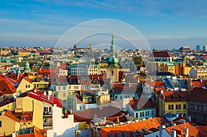 Red Prague roofs