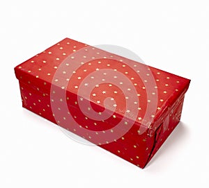 Red present box package birthday christmas